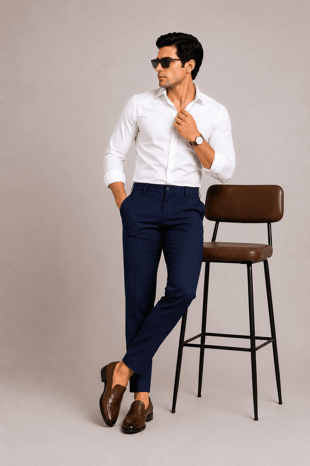Ultra Stretch Power Move Navy Blue Pants