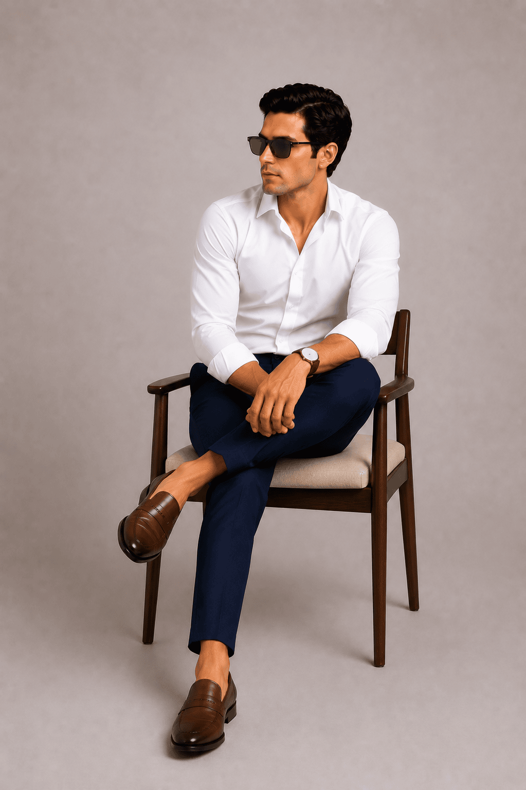 Ultra Stretch Power Move Navy Blue Pants